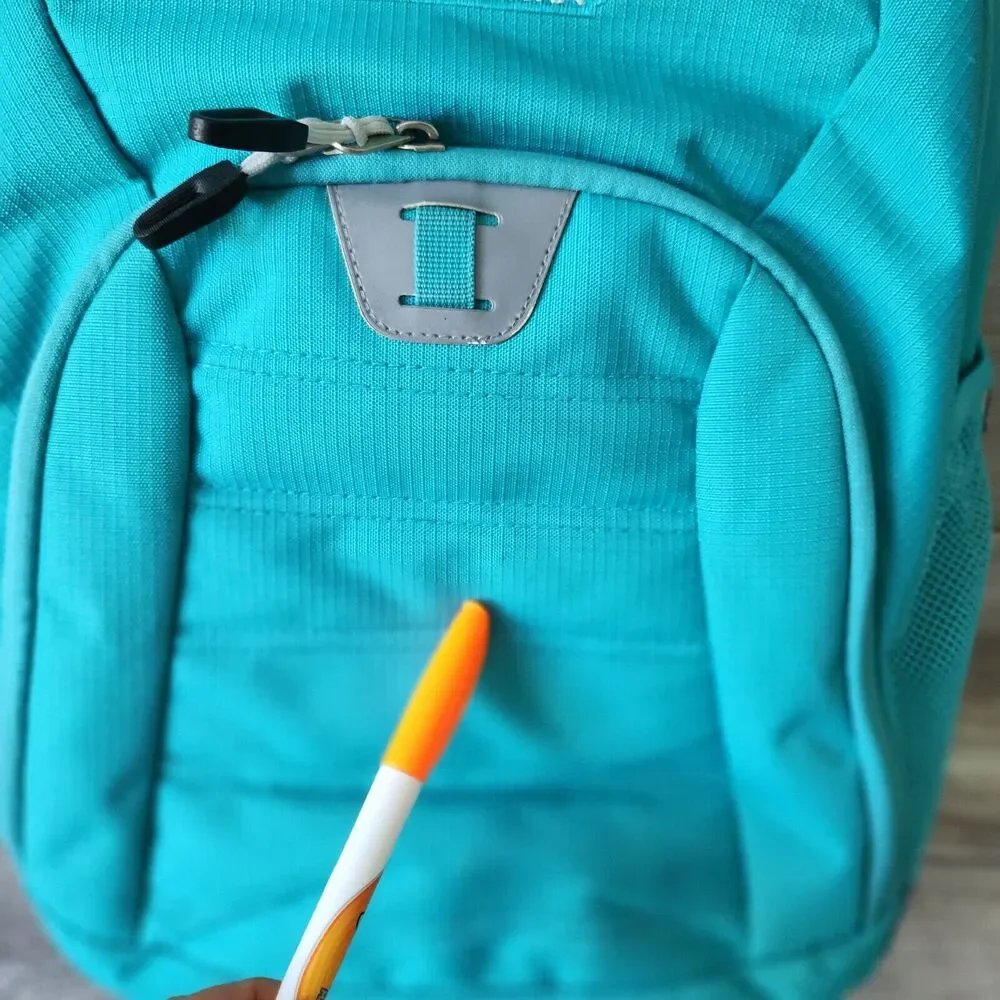 High Sierra Unisex Riprap Water Repellent Everyday Laptop Backpack Aqua Blue - Picture 10 of 16